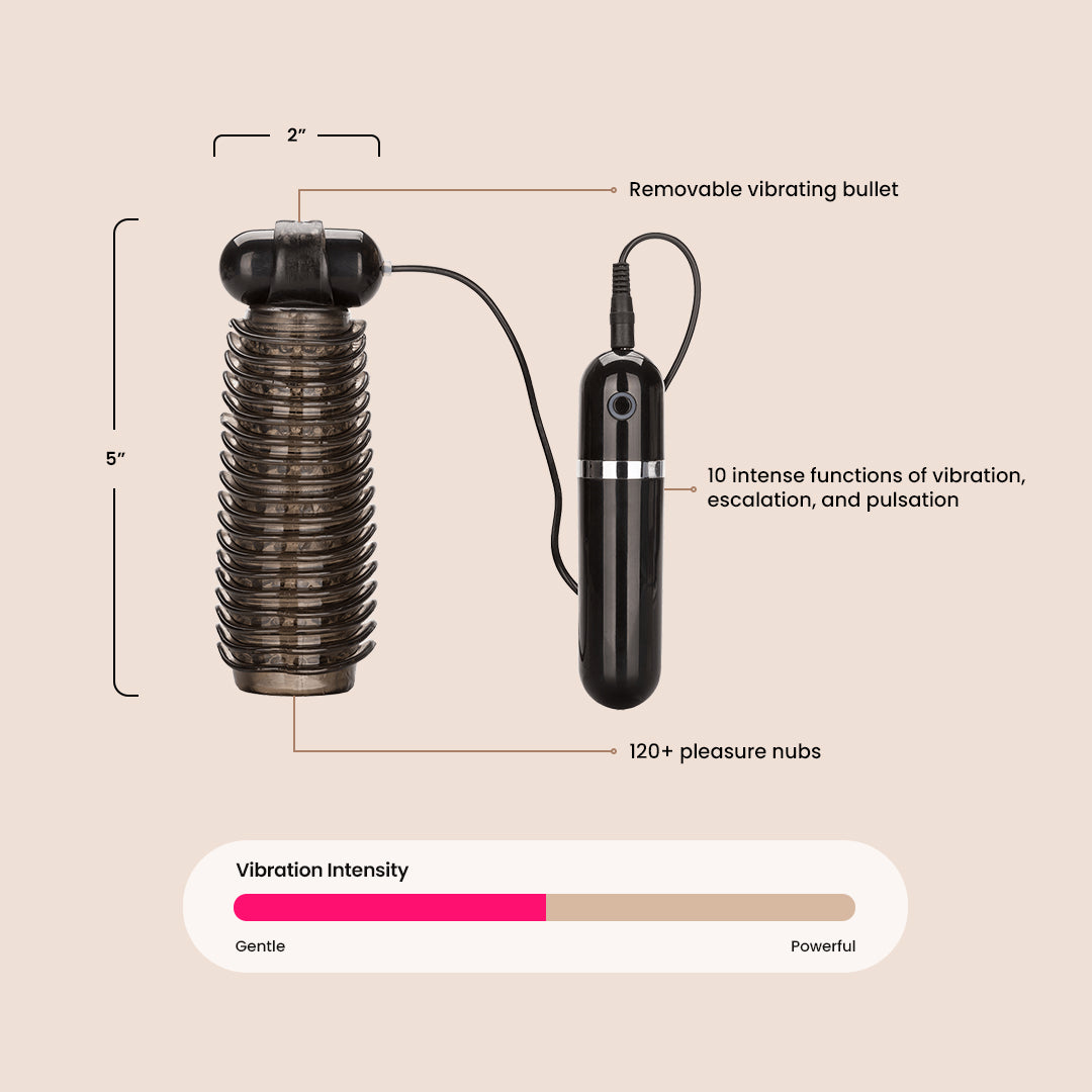 COLT®10-Function Vibrating Stroker | remote controlled