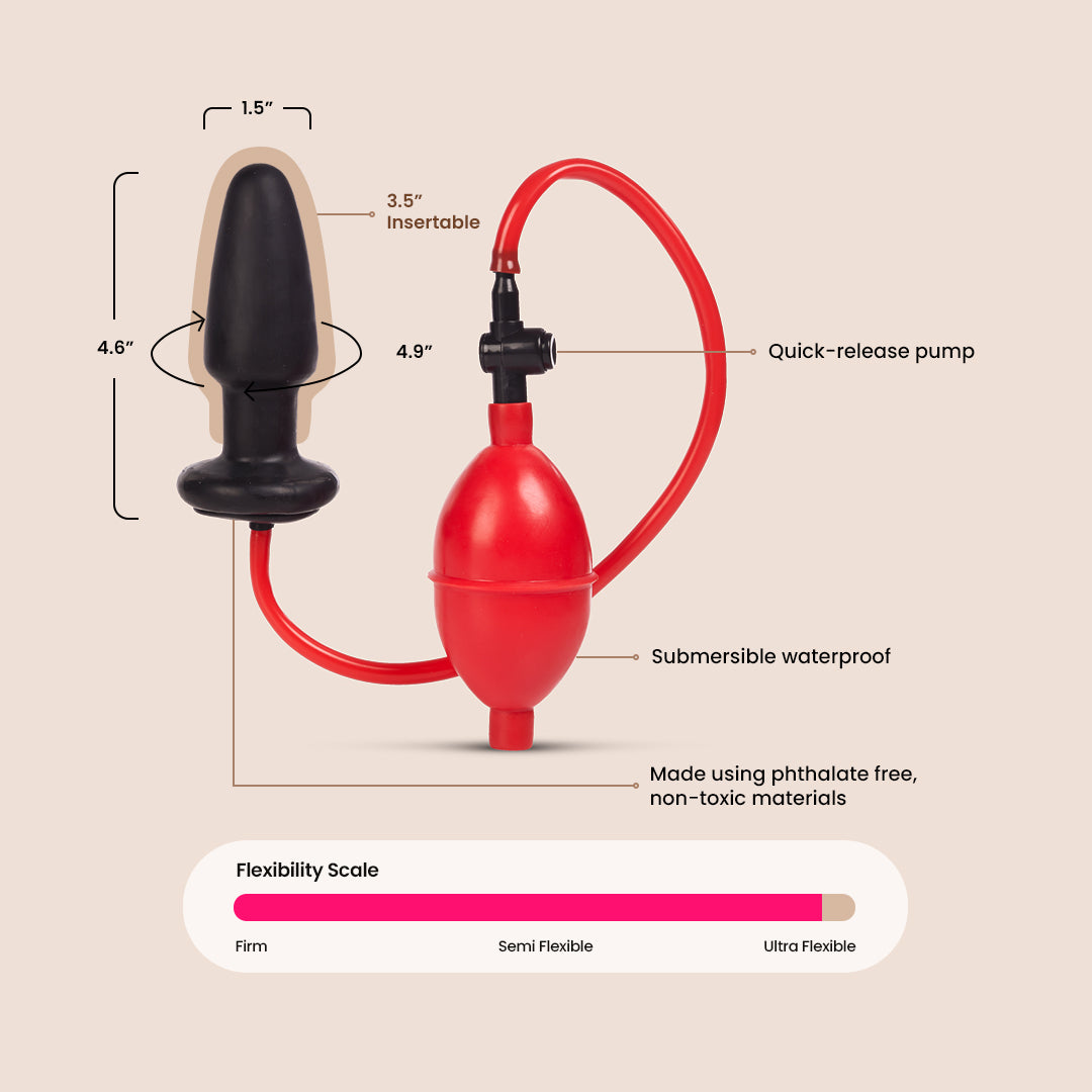 COLT® Expandable Butt Plug | girthy base