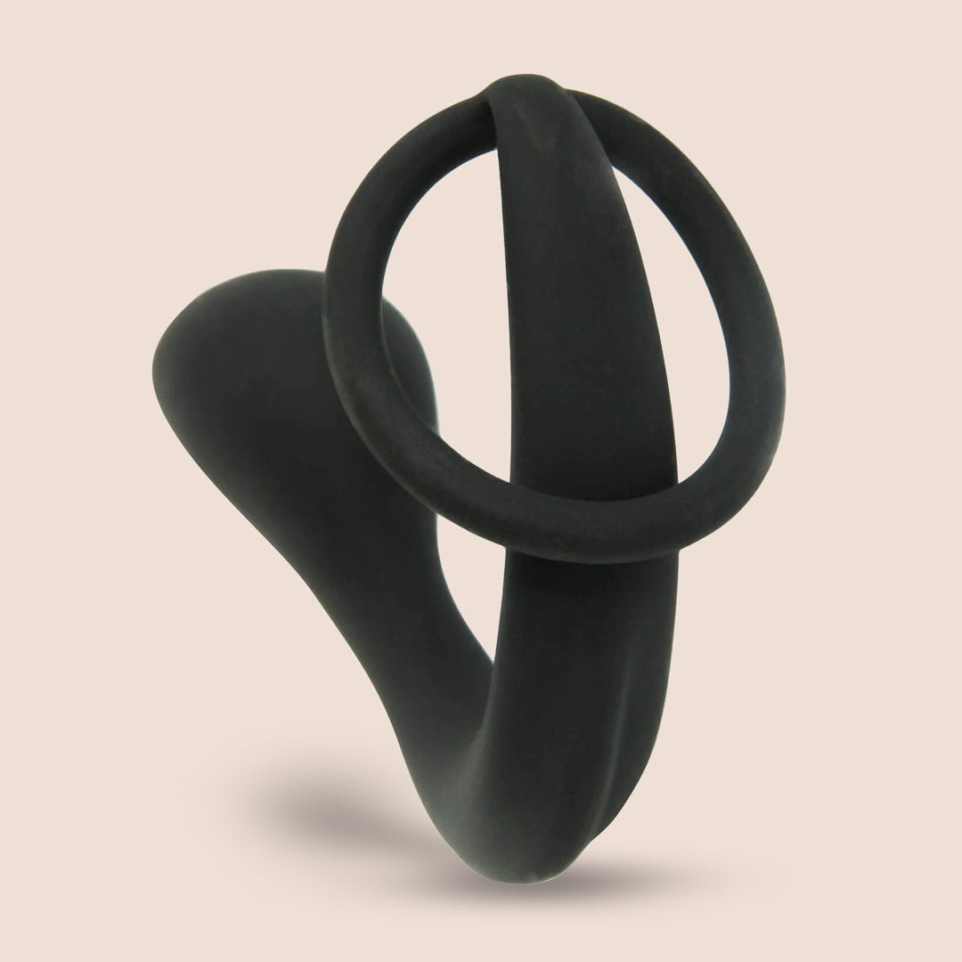 SIMPLI Prostate Plug with Penis Ring 01 | massager with c-ring