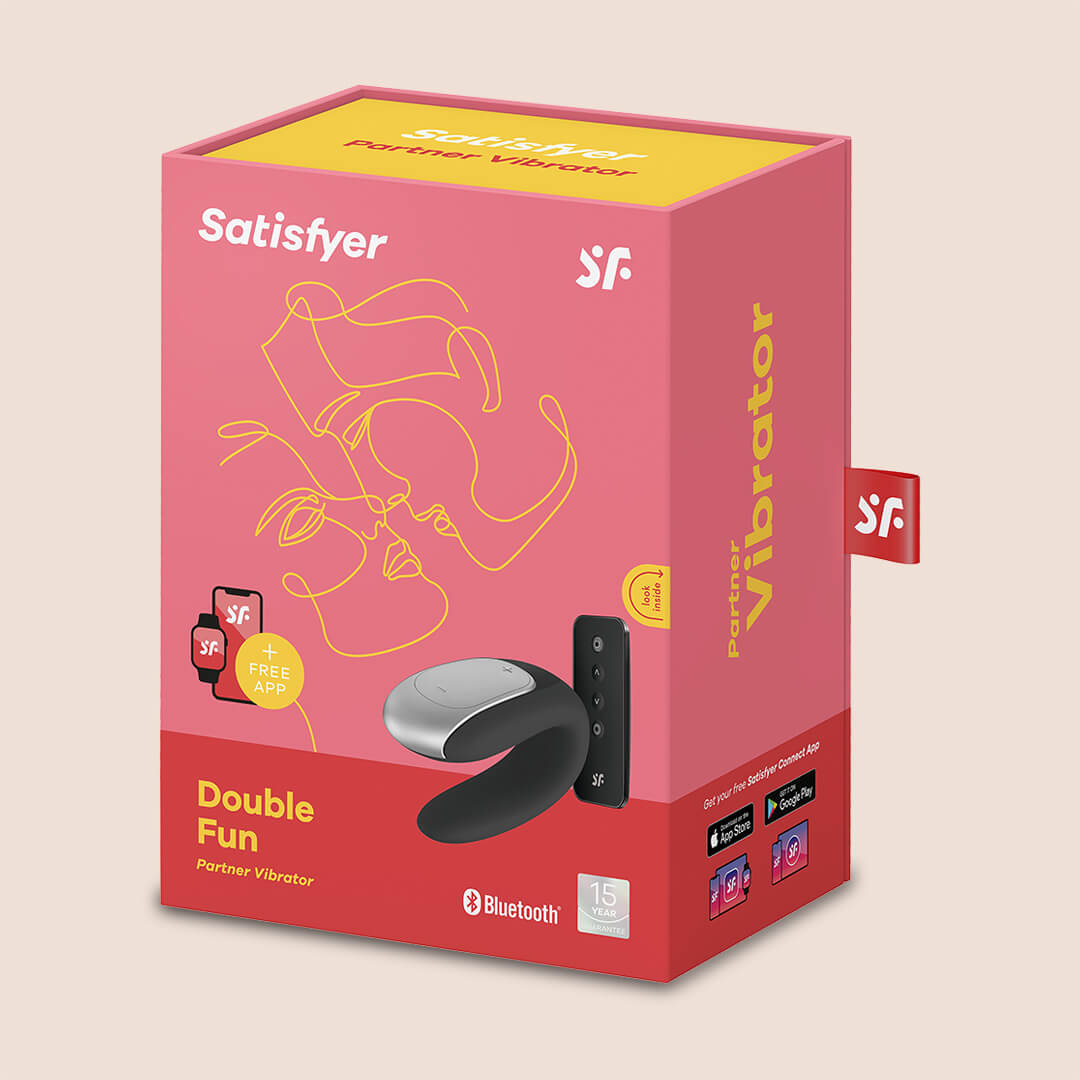 Satisfyer Double Fun | dual motor vaginal and clitoral stimulation with remote