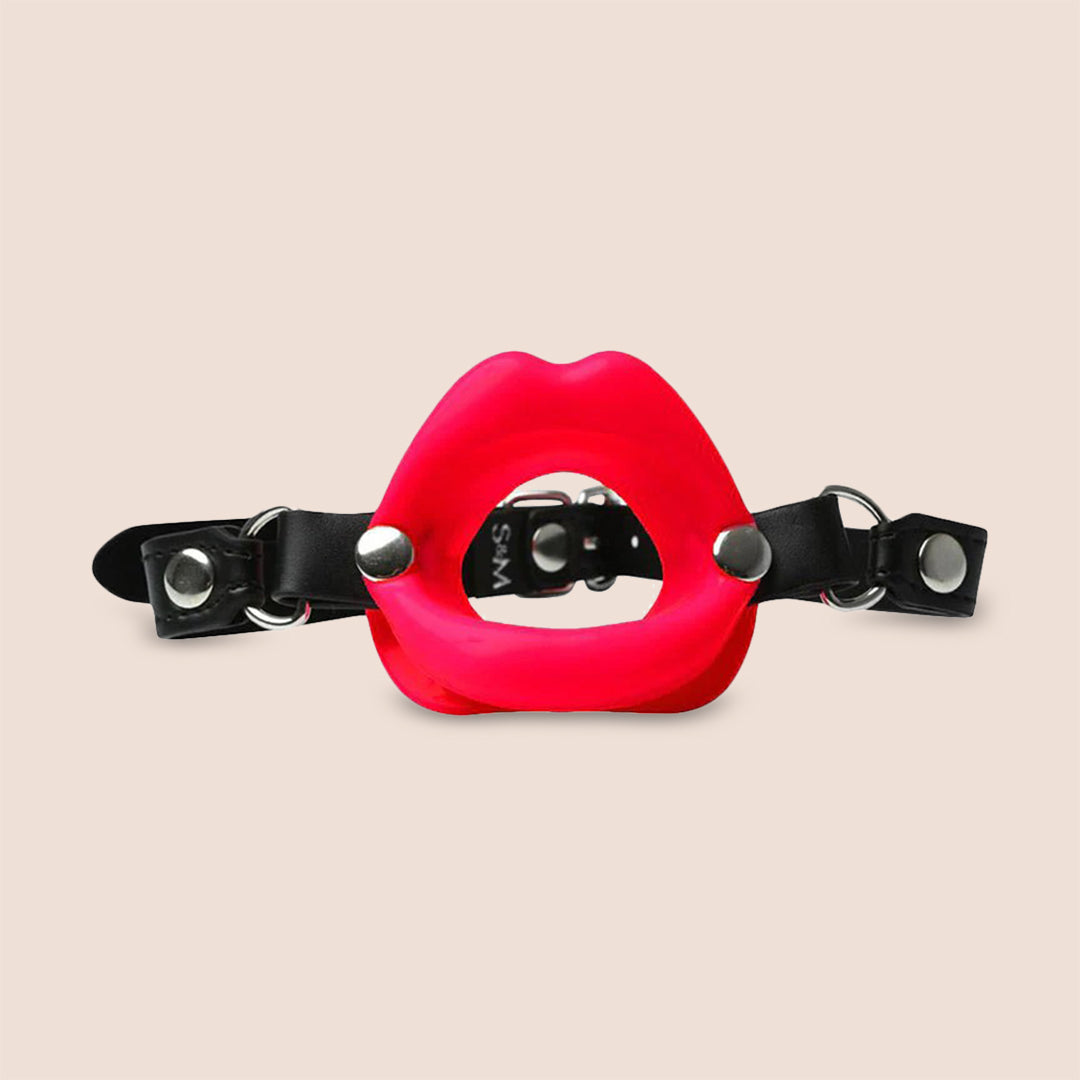 Sex & Mischief Silicone Lips Mouth Gag | adjustable & breathable