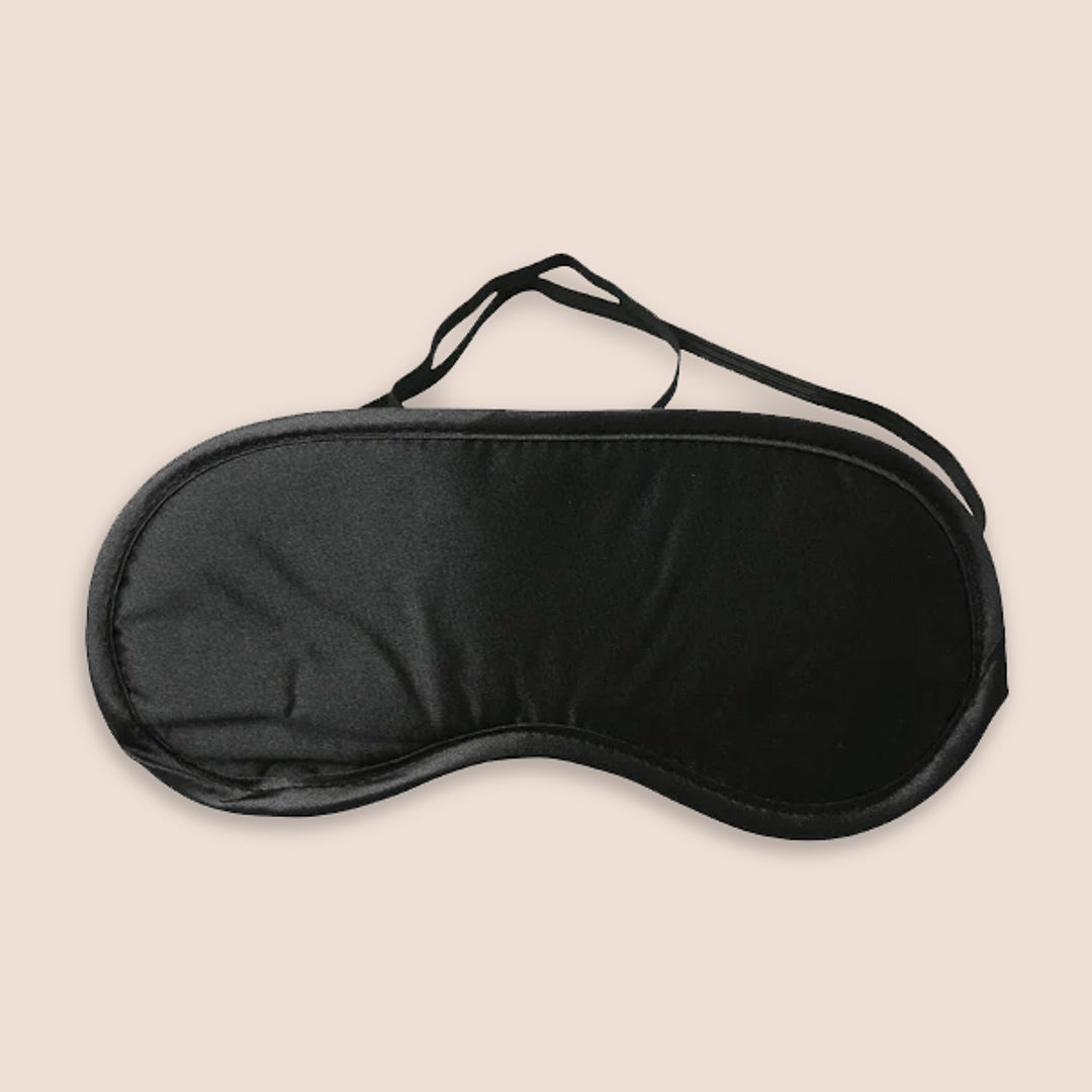 Sex & Mischief Satin Blindfold | dual thin elastic strap