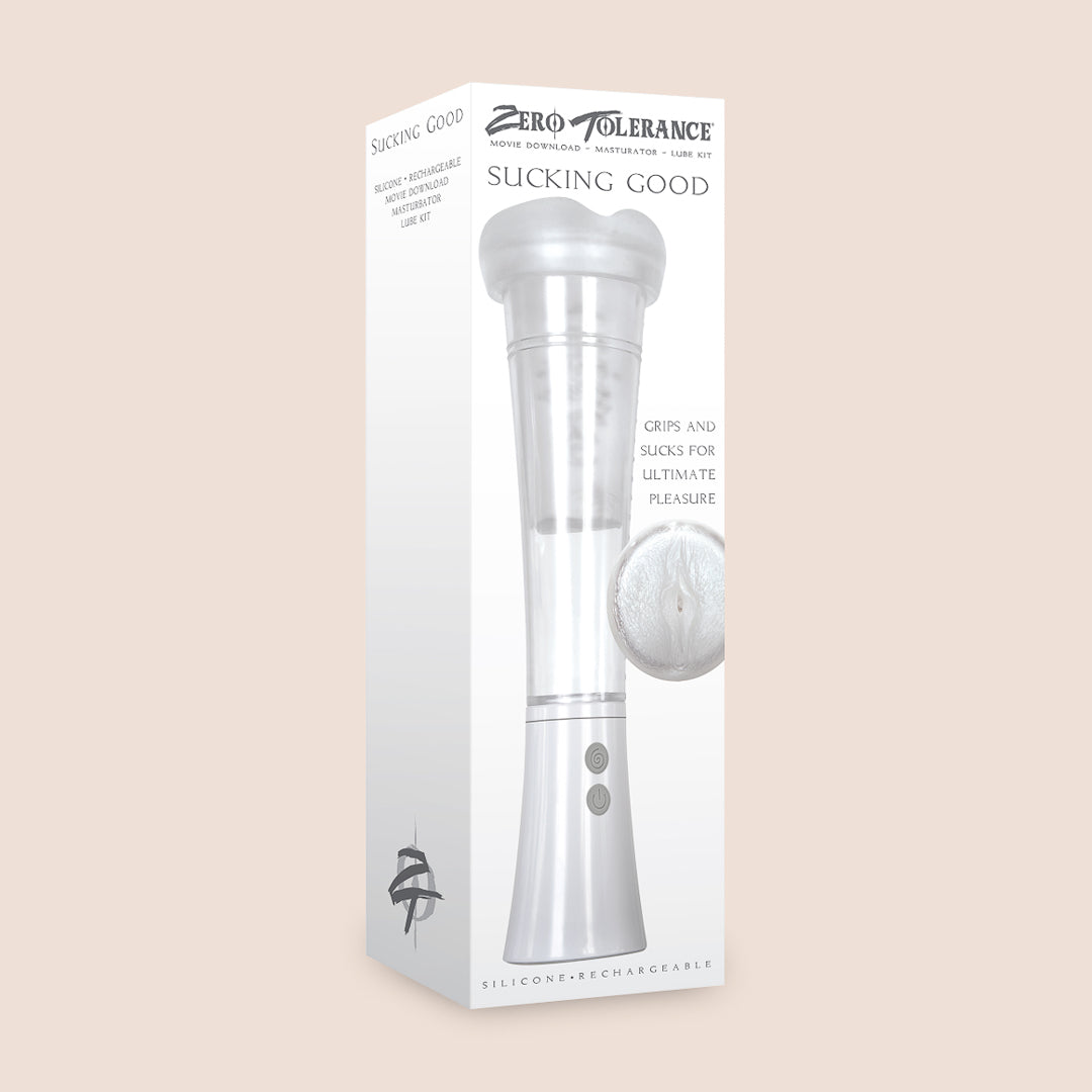Zero Tolerance S_cking Good Vibrating Stroker | rechargeable masturbator