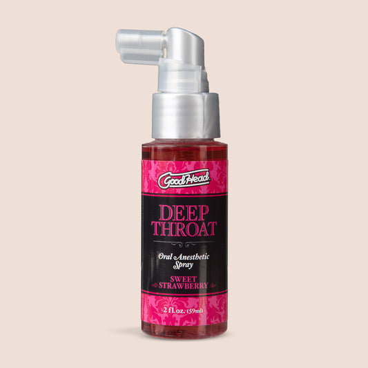 Goodhead™ Deep Throat Spray - 2 oz | flavored throat desensitizer