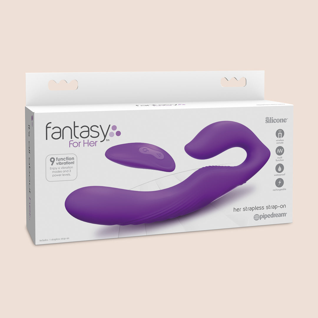 Fantasy for Her Her Ultimate Strapless Strap-On | remote controlled