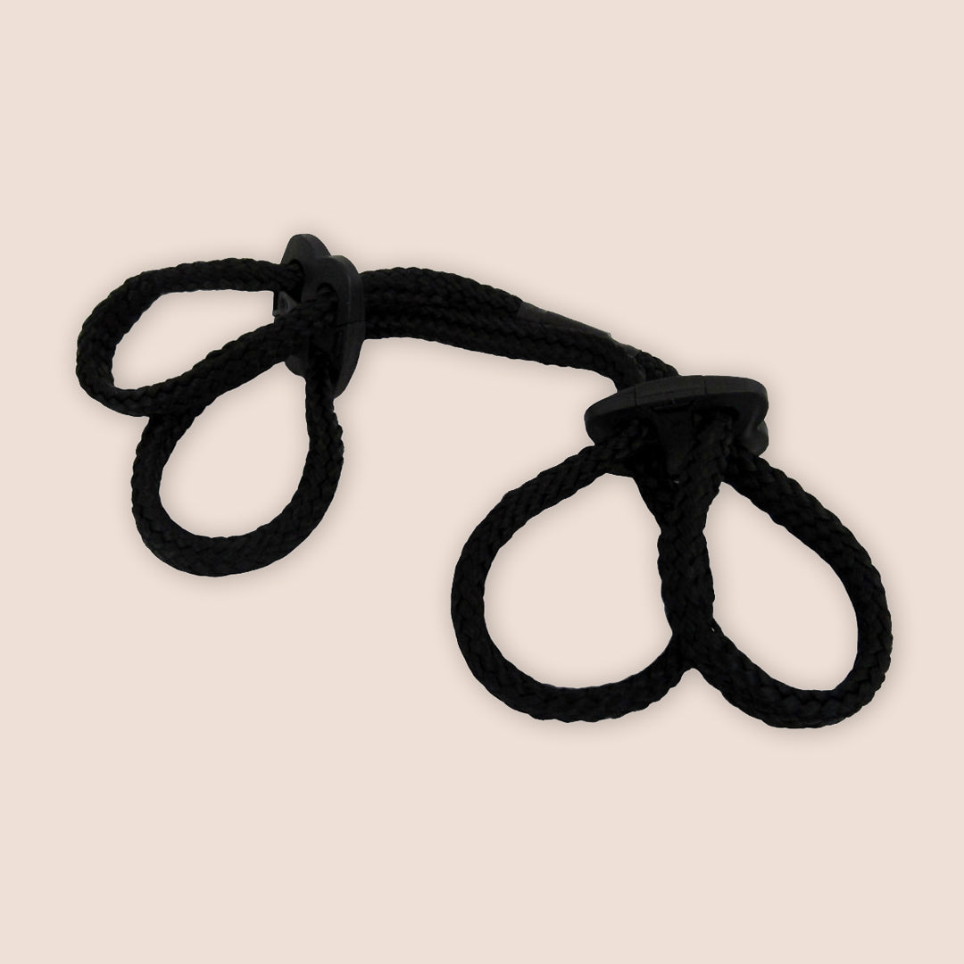 Silky Soft Double Rope Wrist Cuffs | bondage rope