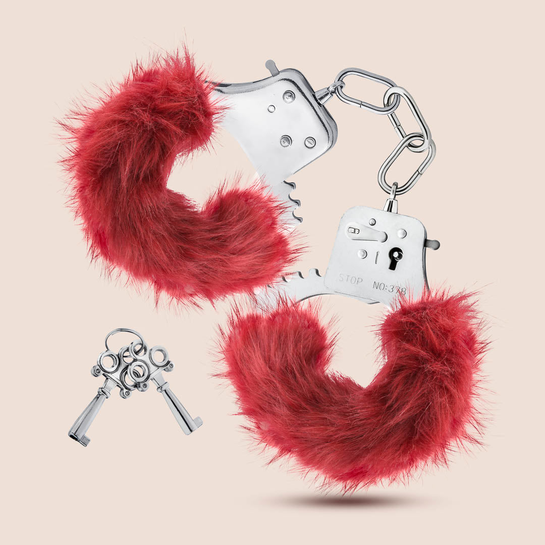 Temptasia Plush Fur Cuffs | fluffy handcuffs