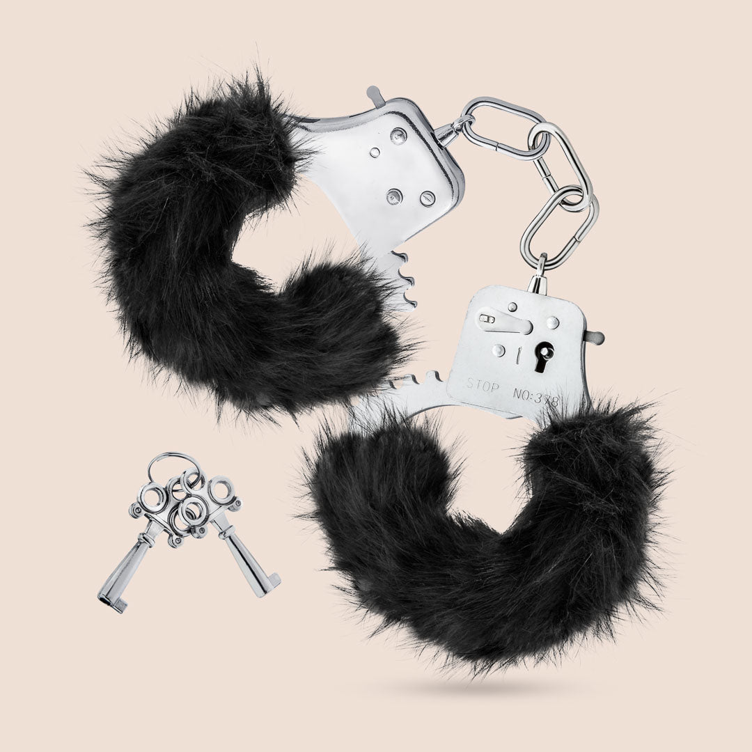 Temptasia Plush Fur Cuffs | fluffy handcuffs