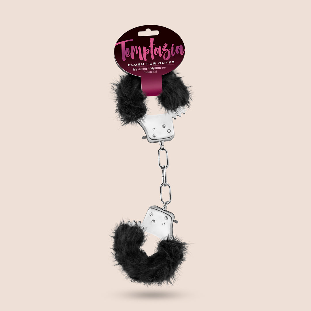 Temptasia Plush Fur Cuffs | fluffy handcuffs