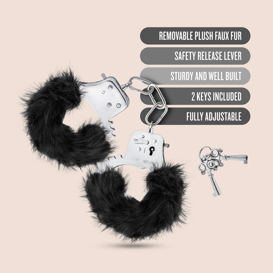 Temptasia Plush Fur Cuffs | fluffy handcuffs