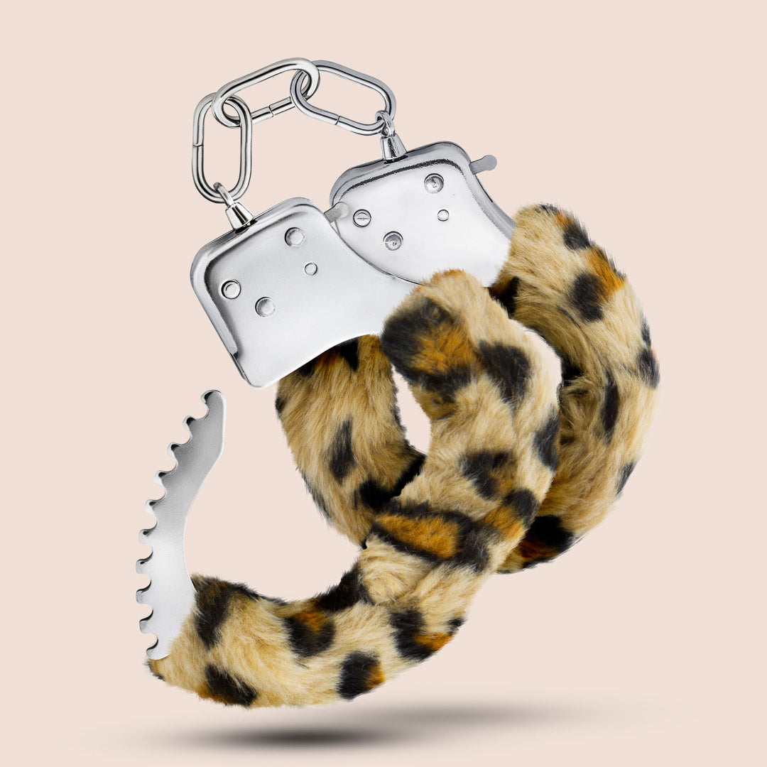 Temptasia Cuffs Leopard | fluffy handcuffs