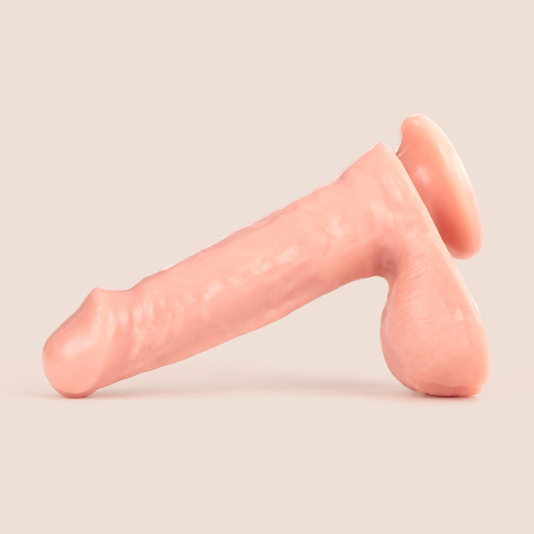 Basix 6" Dong with Suction Cup | flexible and firm dildo