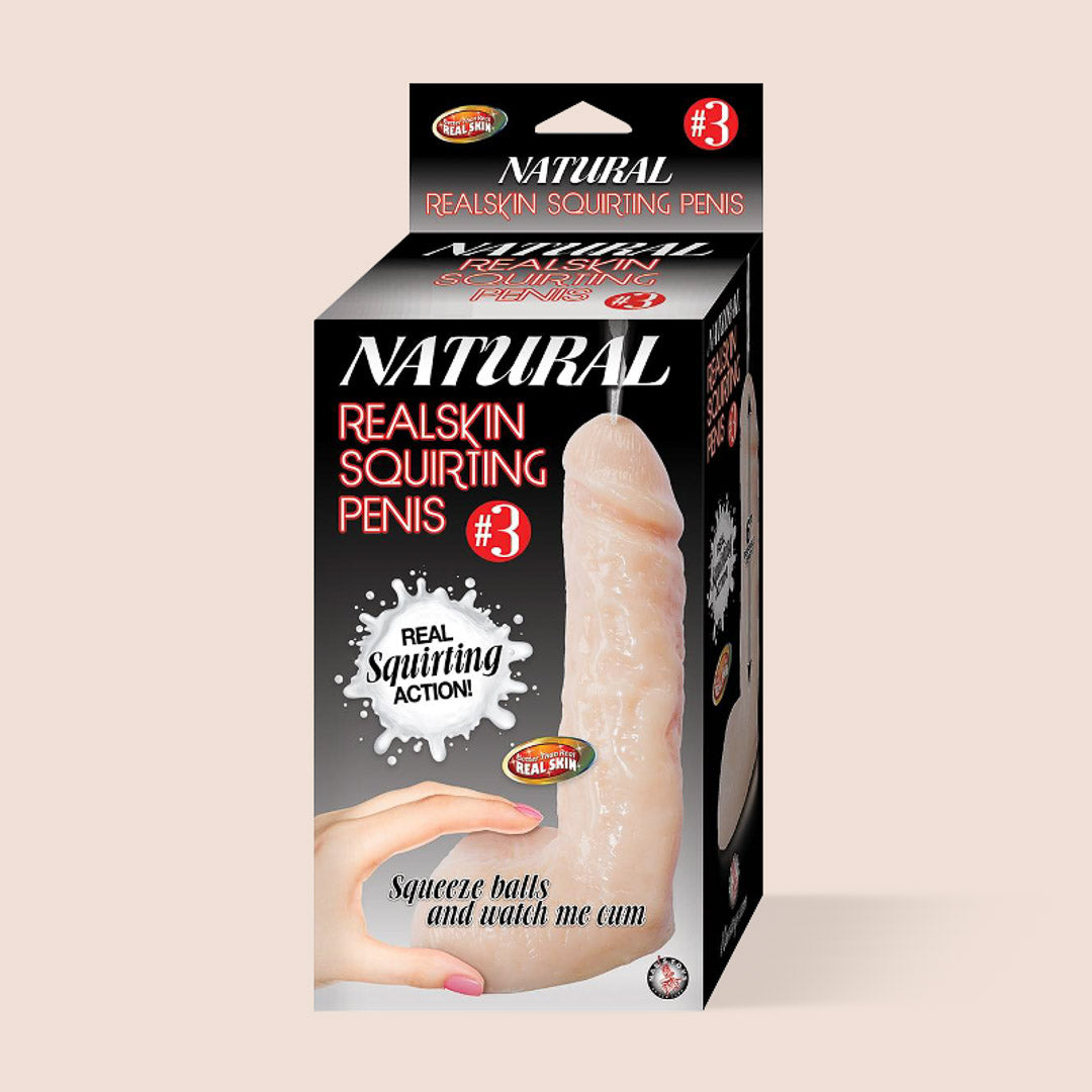 Natural Realskin Penis #3 | squirting dildo