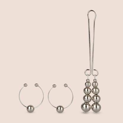 Nipple and Clitorial Silver Jewelry | non-piercing body jewelry