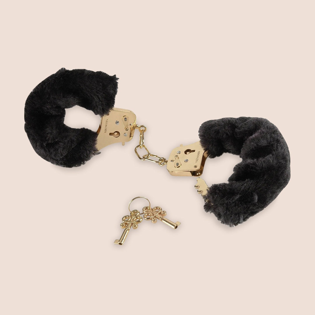 Fetish Fantasy Gold Deluxe Furry Cuffs