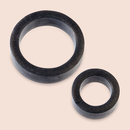 Platinum Premium Silicone The C-Rings Set of 2 Penis Rings