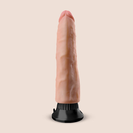 Real Feel Deluxe No. 3 | 7" vibrating dildo with suction cup base