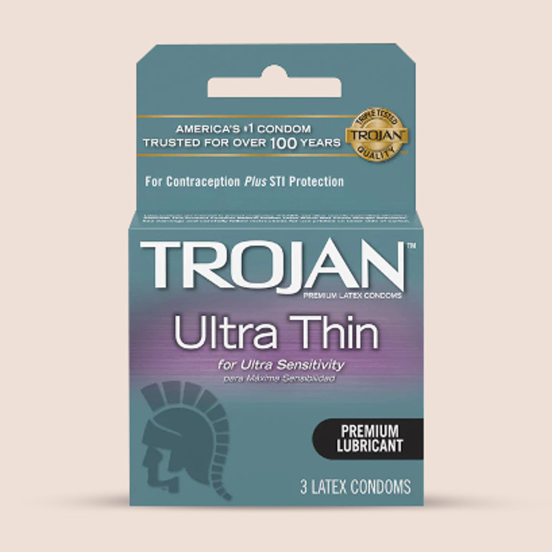 Trojan Ultra Thin Condoms - Box Of 12
