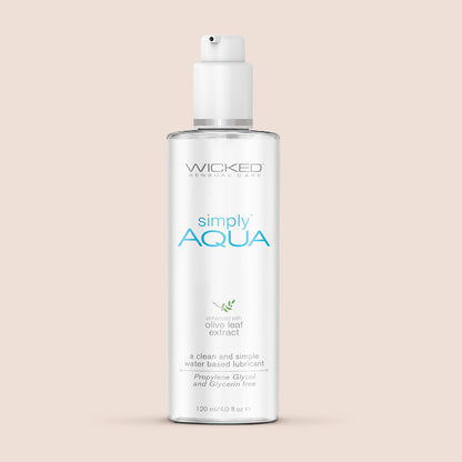 Wicked simply Aqua | clean water-based lubricant