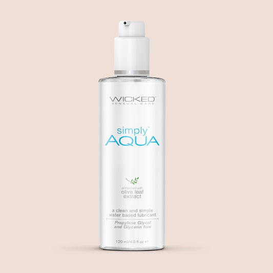 Wicked simply Aqua | clean water-based lubricant