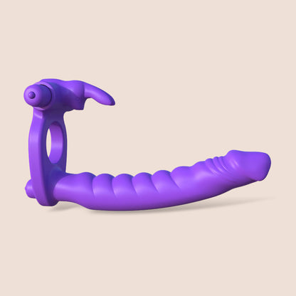 Fantasy C-Ringz Silicone Double Penetrator Rabbit | with 2 removable bullets