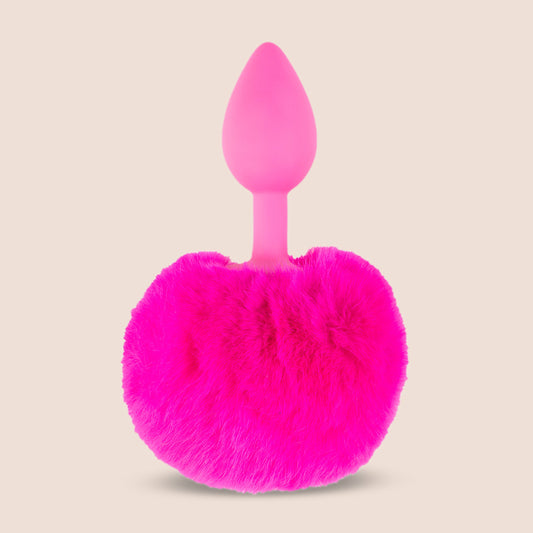 Neon Bunny Tail | pom pom plug