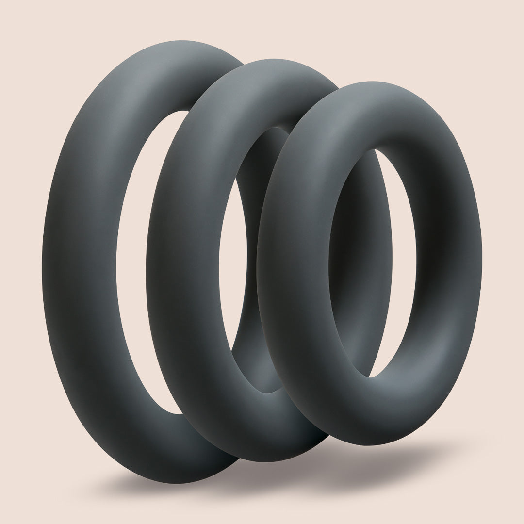 OptiMALE™ 3 C-Ring Set Thick | silicone penis rings