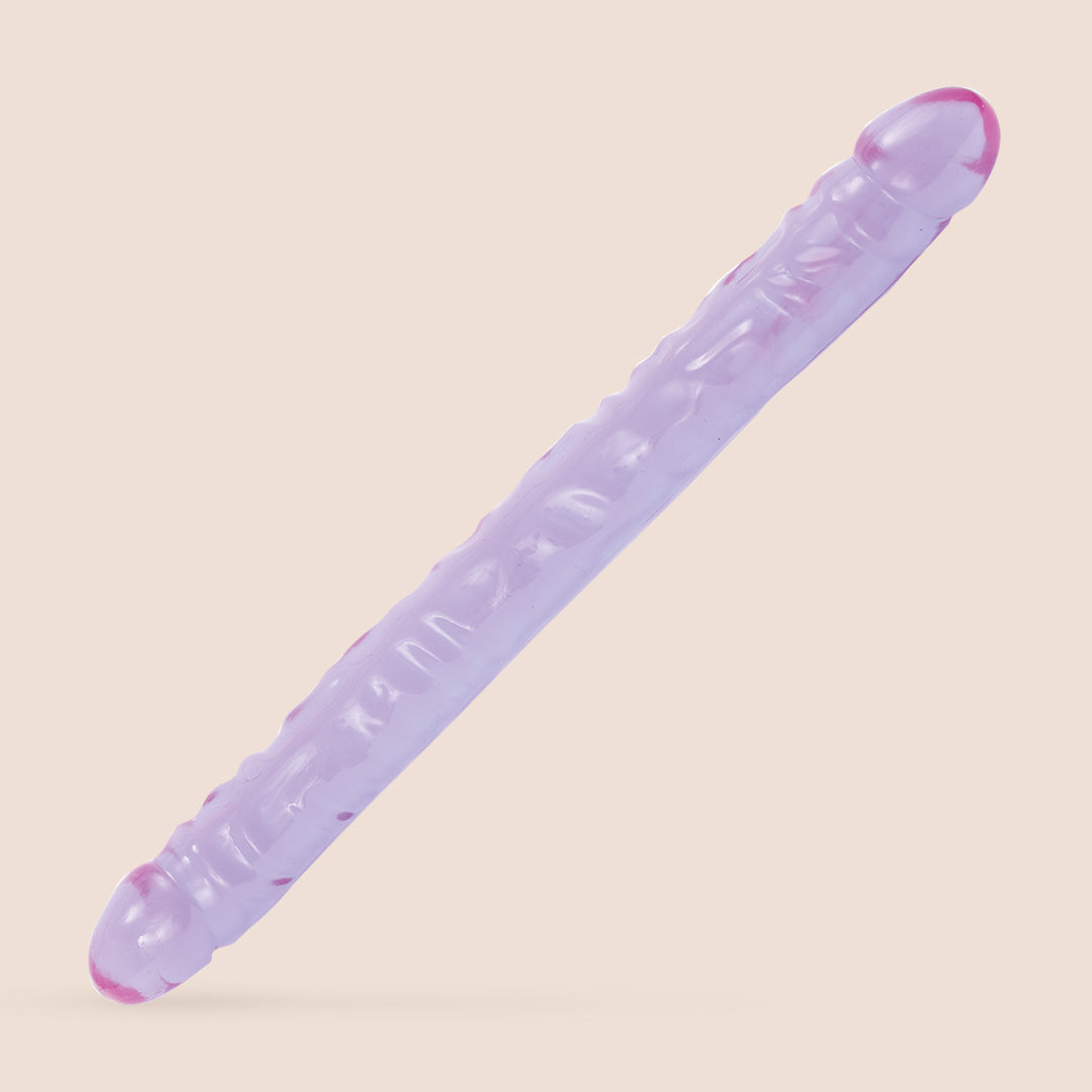 Crystal Jellies® 18 Inches Double Dong | firm and flexible dildo