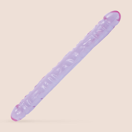 Crystal Jellies® 18 Inches Double Dong | firm and flexible dildo