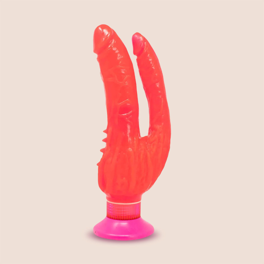 Pipedream Double Penetrator | suction cup base