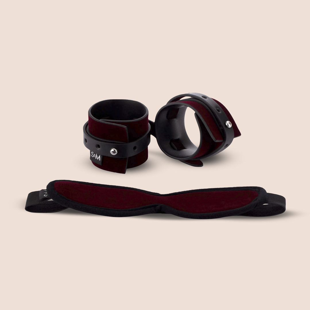 Sex & Mischief Enchanted Kit | velvety blindfold & matching cuffs