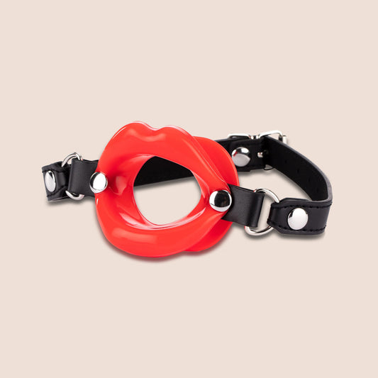 Sex & Mischief Silicone Lips Mouth Gag | adjustable & breathable