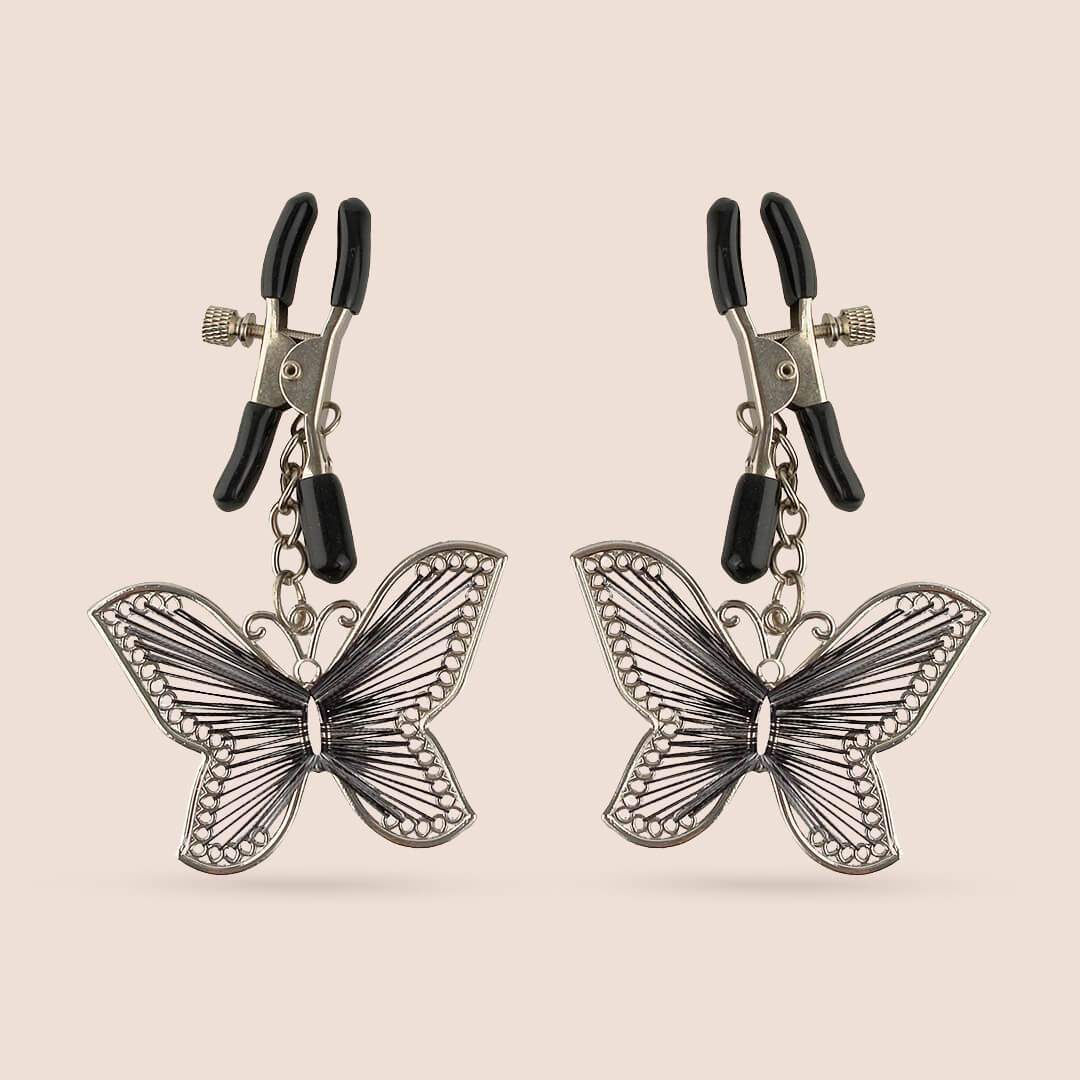 Fetish Fantasy Butterfly Nipple Clamps | adjustable jewellery