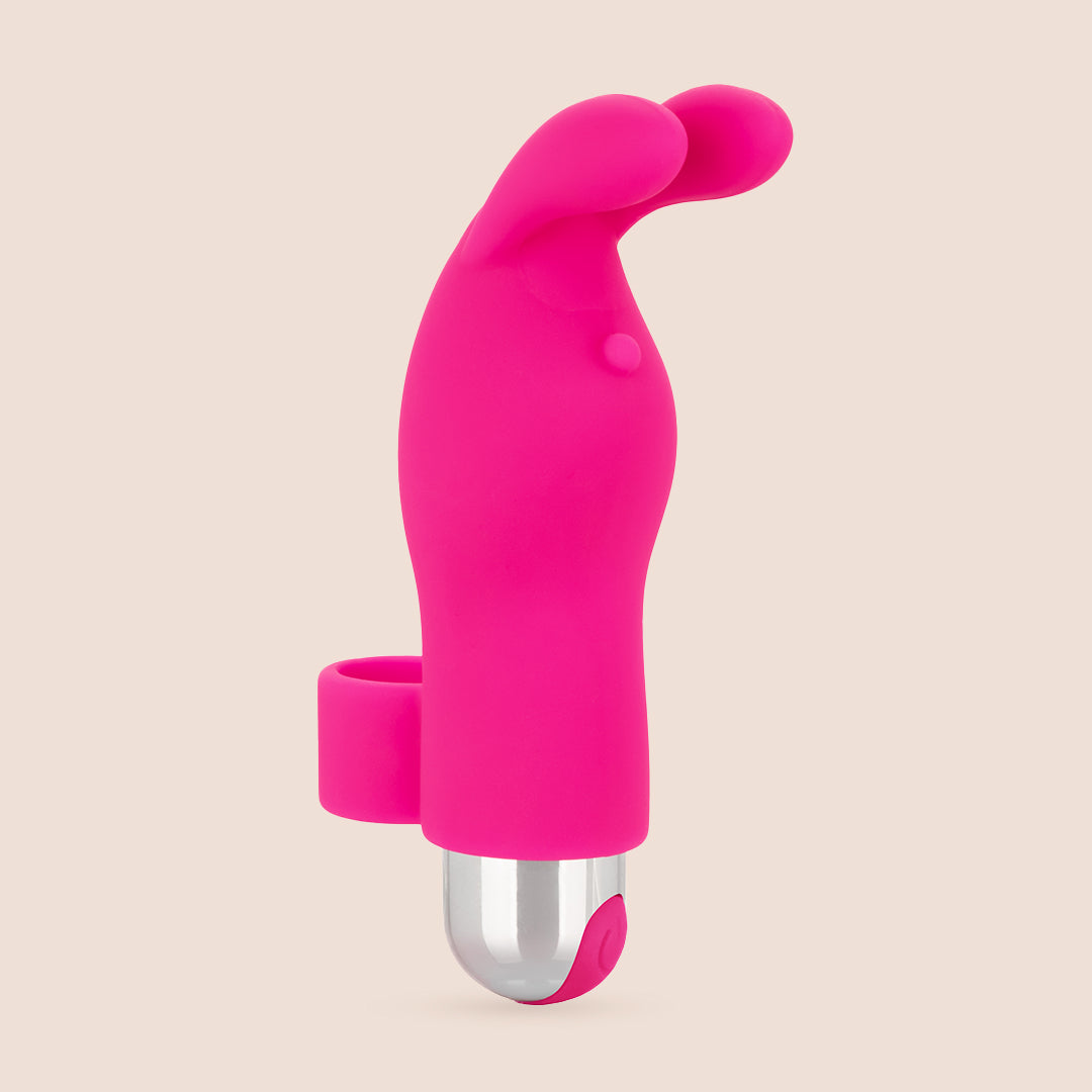 CalExotics Intimate Play™ Rechargeable Finger Bunny | silicone finger vibe