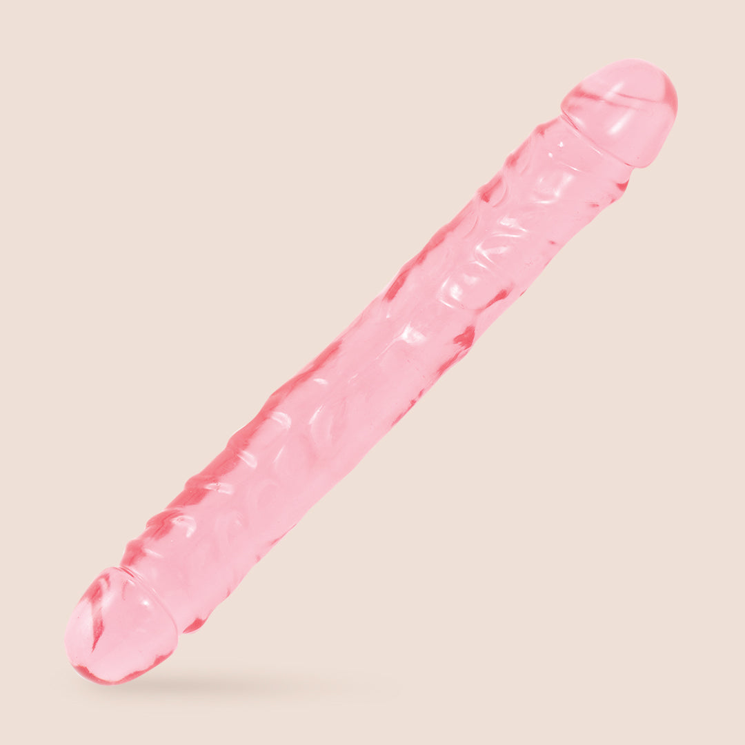 Crystal Jellies® 12 Inches Jr. Double Dong | firm and flexible dildo