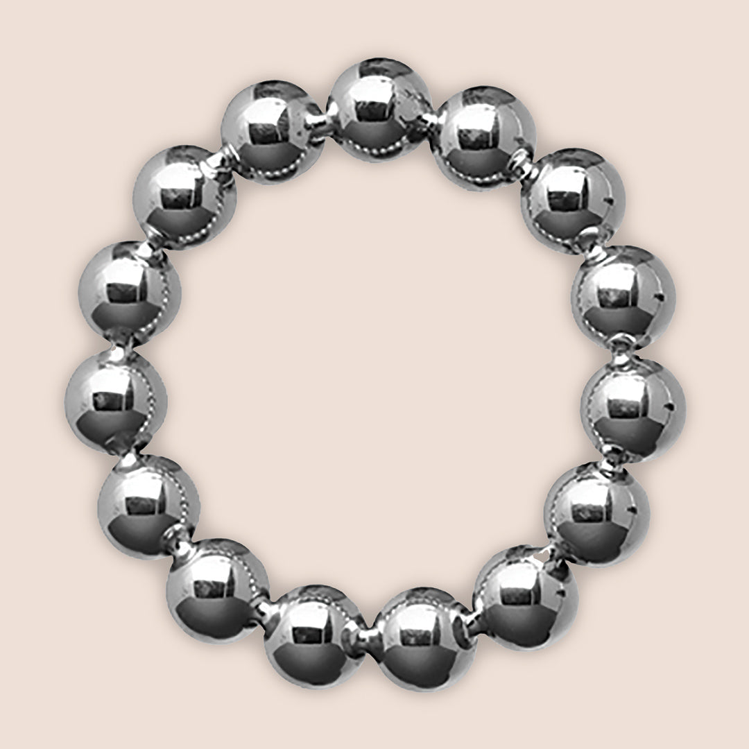 Meridian Beaded C Ring | stainless steel