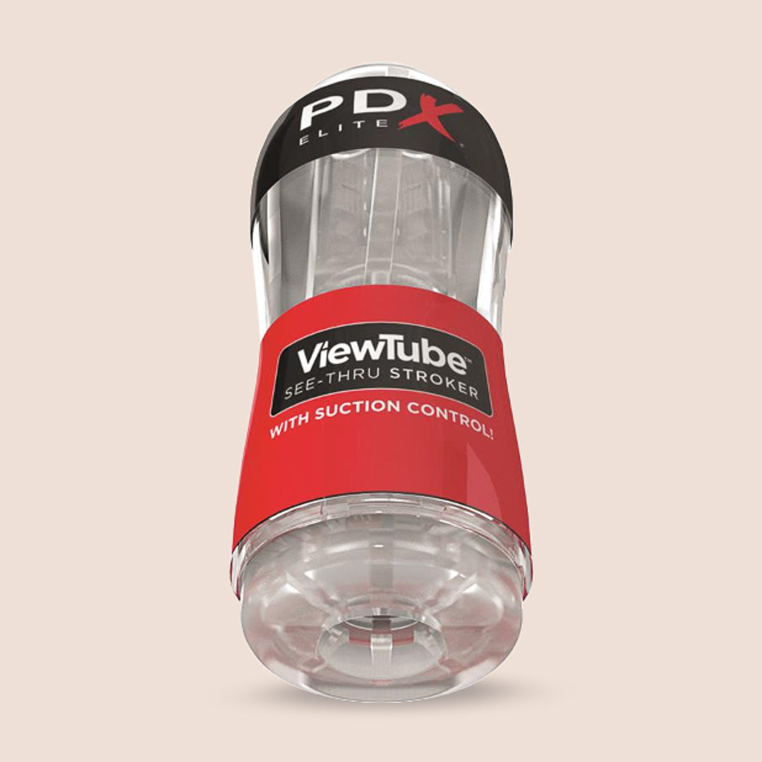 PDX Elite ViewTube Stroker | ribbed see-thru sleeve