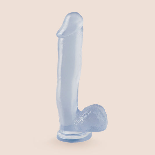 Basix 12 Inches Dong with Suction Cup | flexible and firm dildo