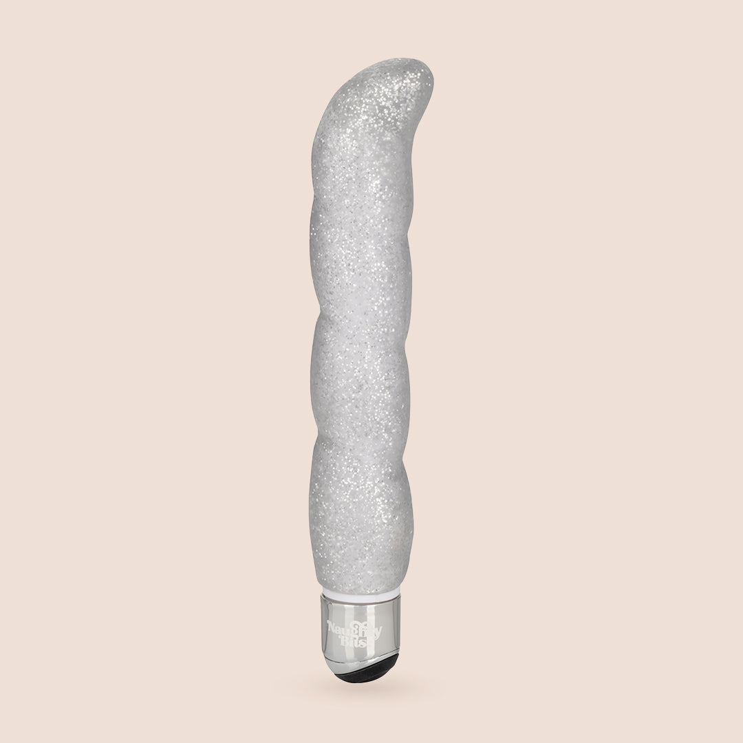 Naughty Bits™ Screwnicorn™ Majestic G-spot Vibrator | soft ribbed texture