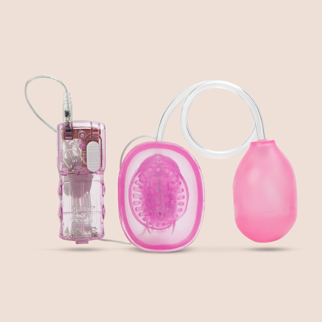 CalExotics Intimate Pump™ Vibro P—ssy Sucker™ | clitoral pump