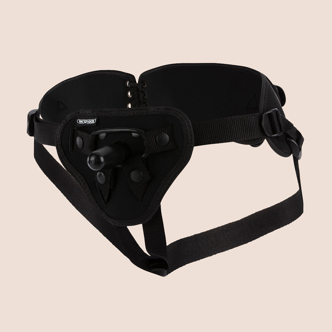 Platinum Corset Harness | vac-u-lock harness with plug