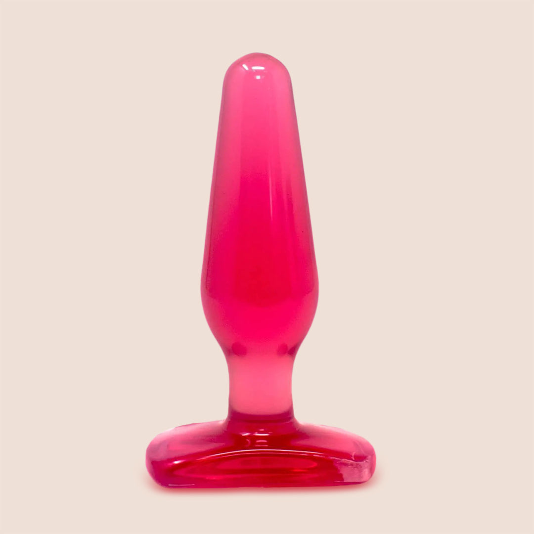 Crystal Jellies® Medium Butt Plug | 5" flexible anal plug
