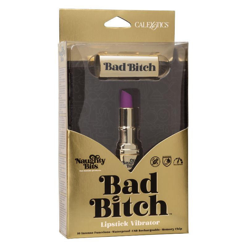 Naughty Bits™ Bad Bitch™ Lipstick Vibrator | discreet bullet