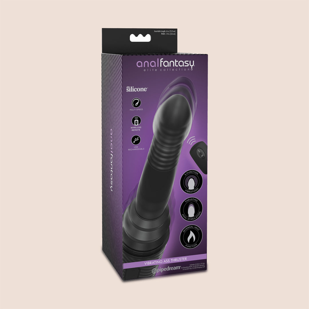 Anal Fantasy Elite Vibrating Ass Thruster | thrusting dildo