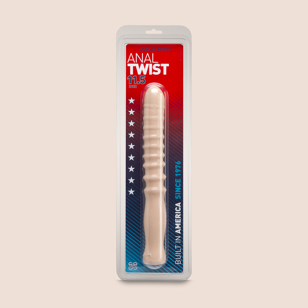 Anal Twist | 11.5" textured anal dildo