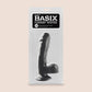 Basix 7.5" Dong with Suction Cup | flexible and firm dildo