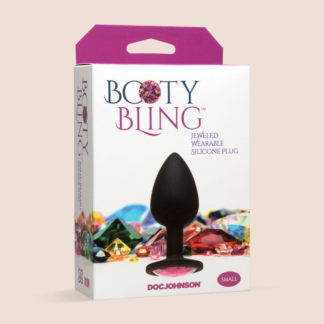 Booty Bling™ Small | jeweled base silicone plug