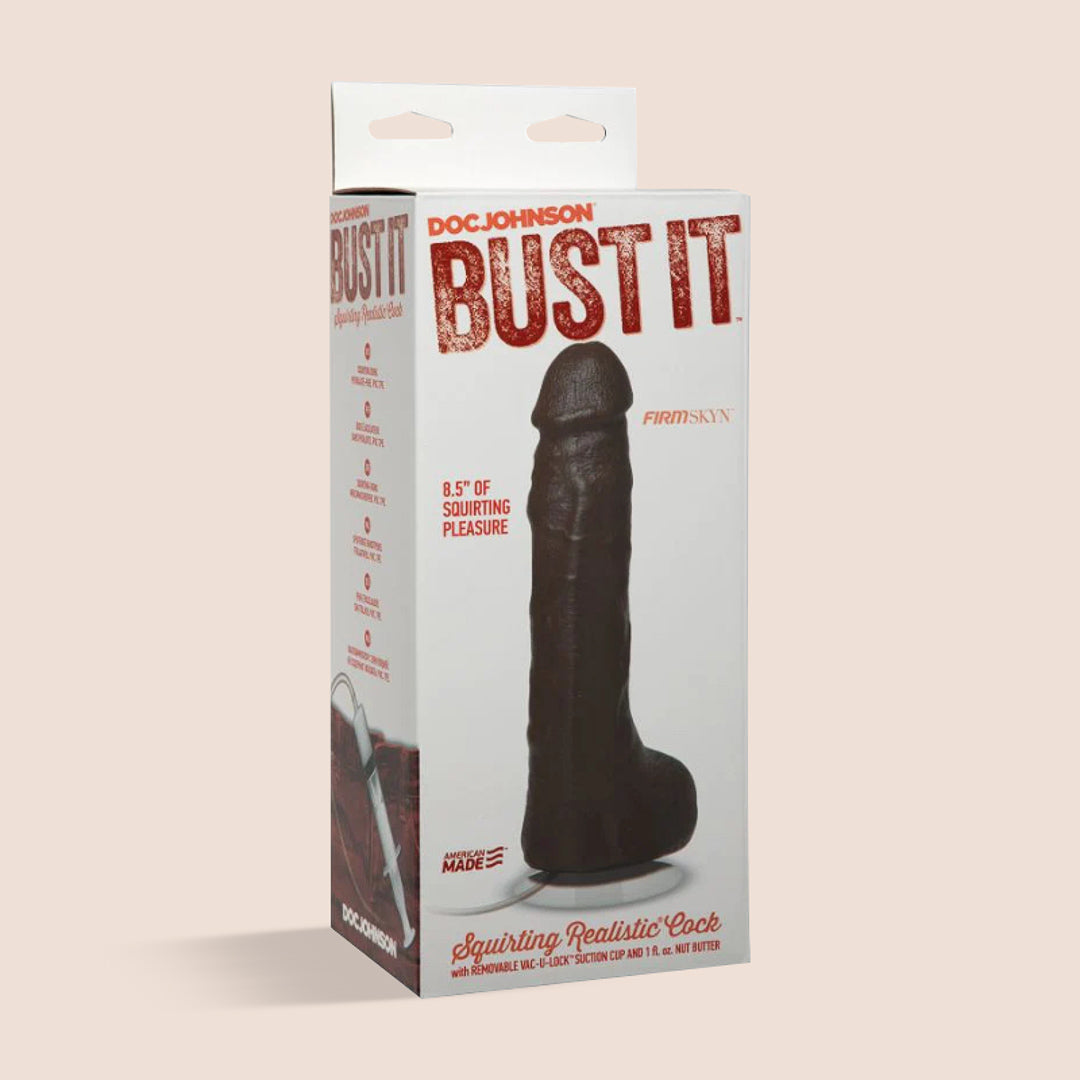 Bust It Squirting Realistic C—ck | removable vac-u-lock suction cup