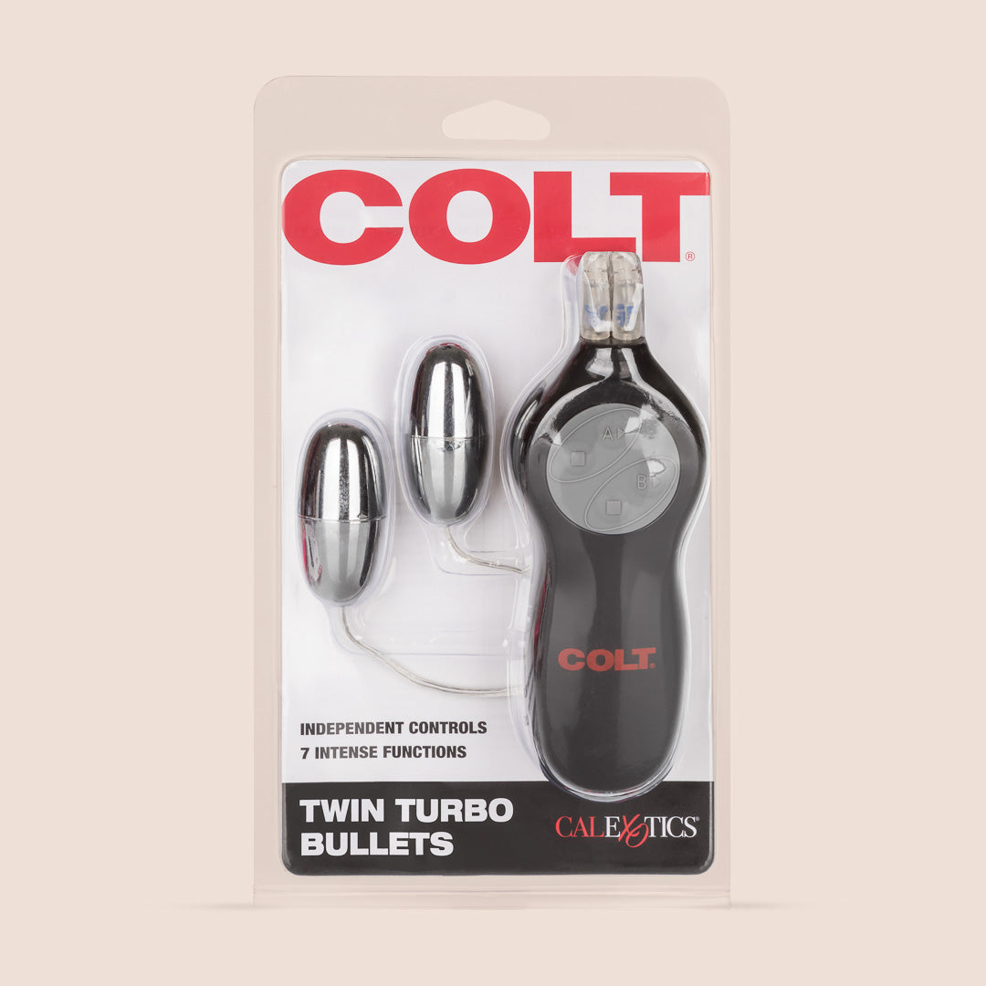 COLT® Twin Turbo Bullets | 7 function bullet vibrator