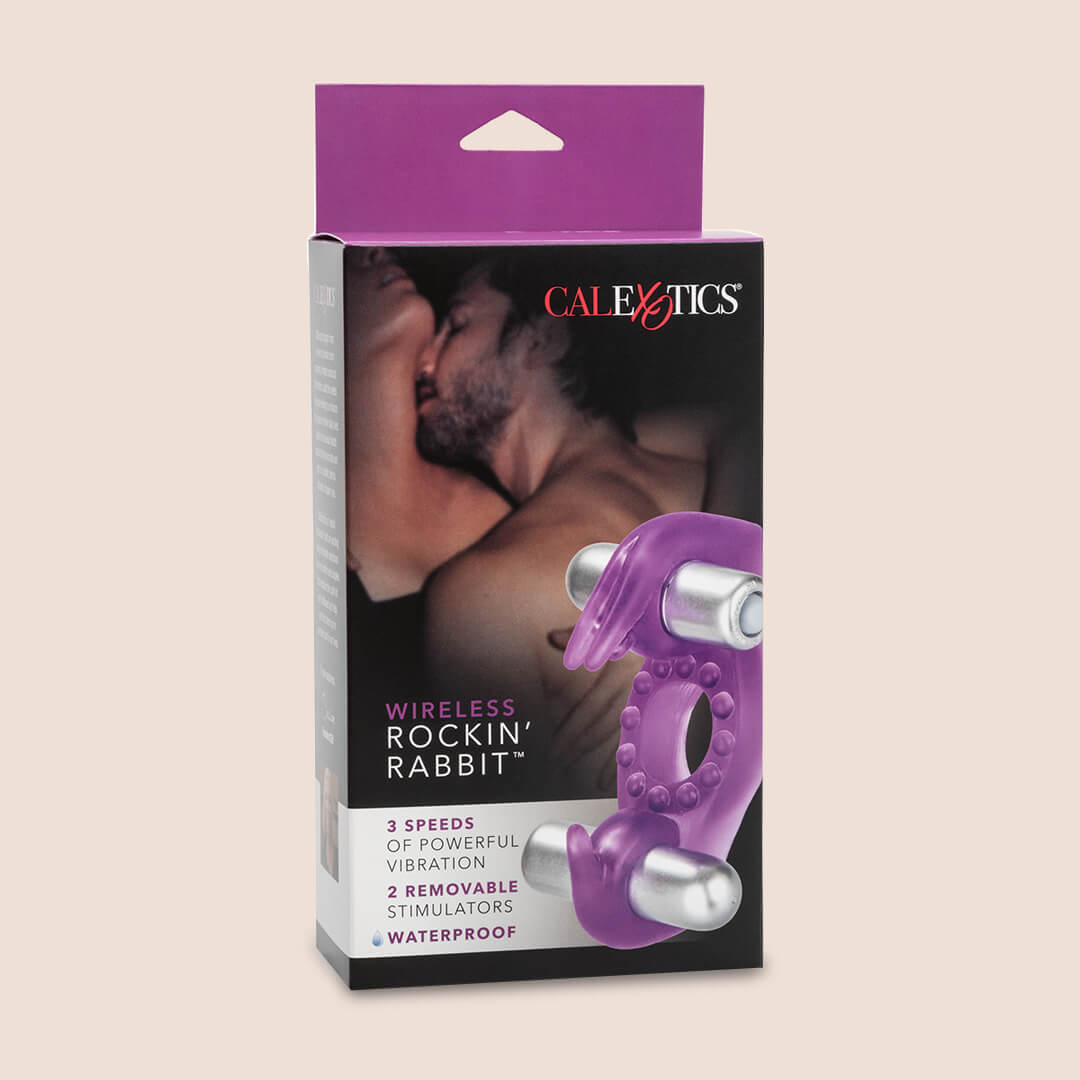 CalExotics Wireless Rockin' Rabbit® | double bullet vibrating penis ring